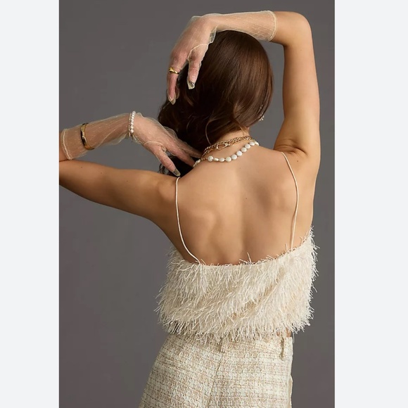 Anthropologie Sunday in Brooklyn Fringe Cami Top: Size XL - Picture 2 of 5